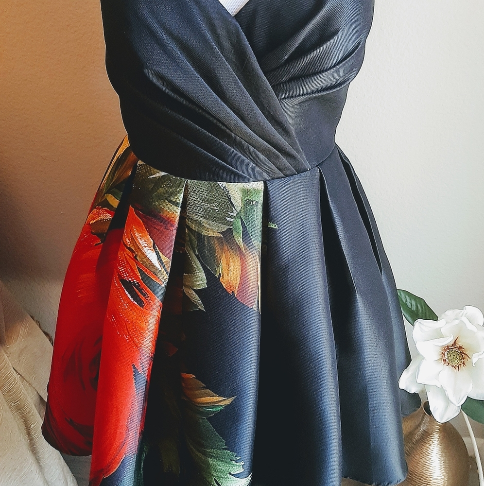Glamour by Terani strapless formal mini dress - Picture 1 of 7